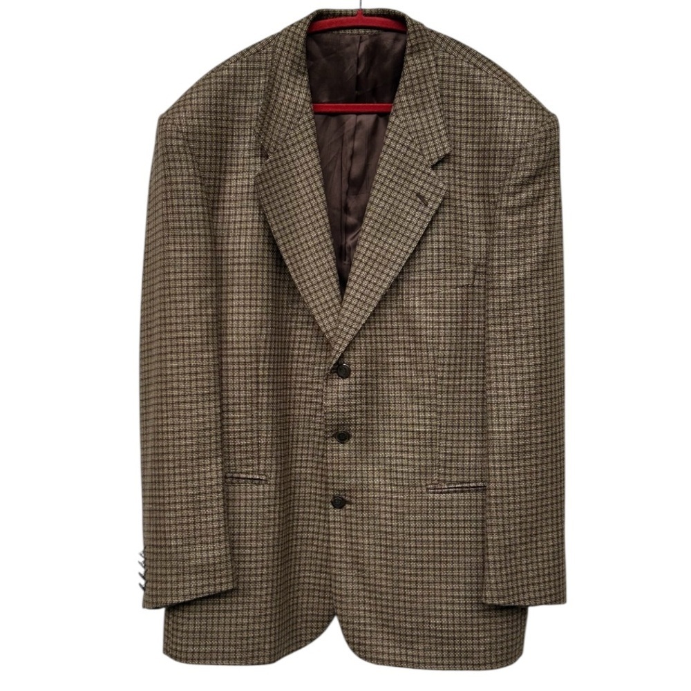 Zanetti Italian Silk Wool Men's Blazer 56R